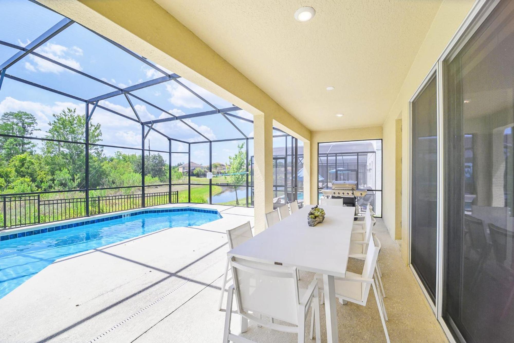 Stunning 9Br Home - Family Resort With Private Pool, Hot Tub, Games Room And Bbq! Kissimmee Extérieur photo